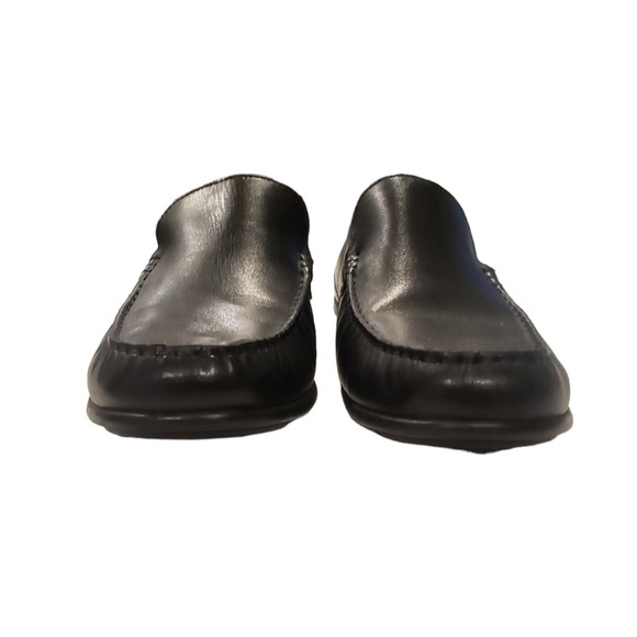 ECCO Black Leather Classic Moc 2.0 Driving Loafers Shoes Men\'s SZ 13 -13.5 EU 47 main image 5
